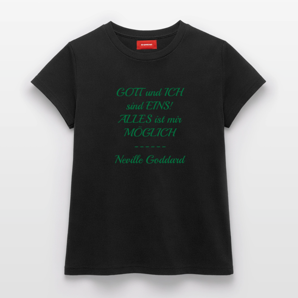 Frauen Supima Cotton T-Shirt - Schwarz