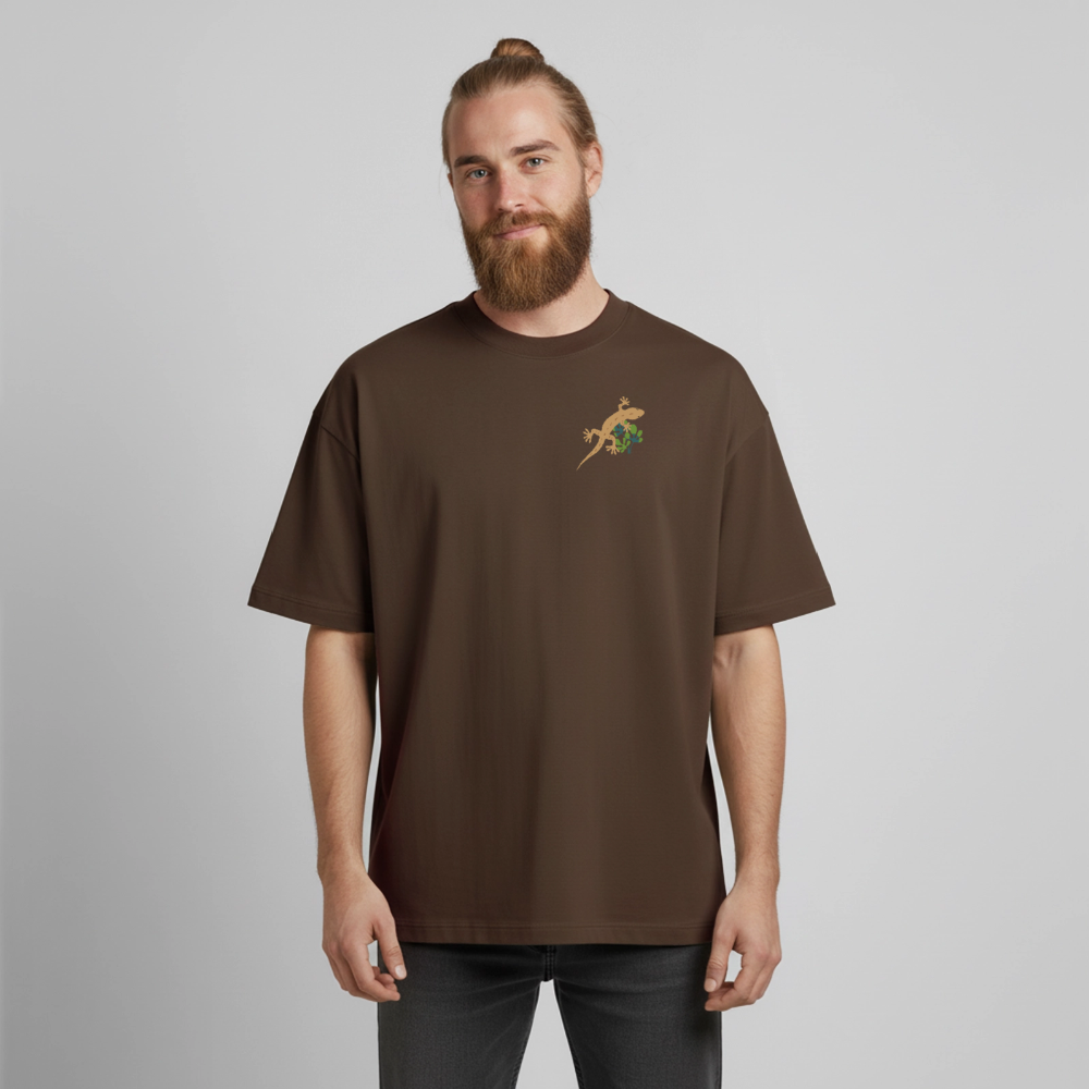 Boxy Heavyweight Unisex Organic T-Shirt - Dunkelbraun