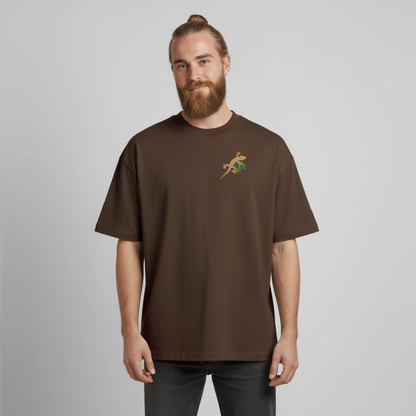 Boxy Heavyweight Unisex Organic T-Shirt - Dunkelbraun