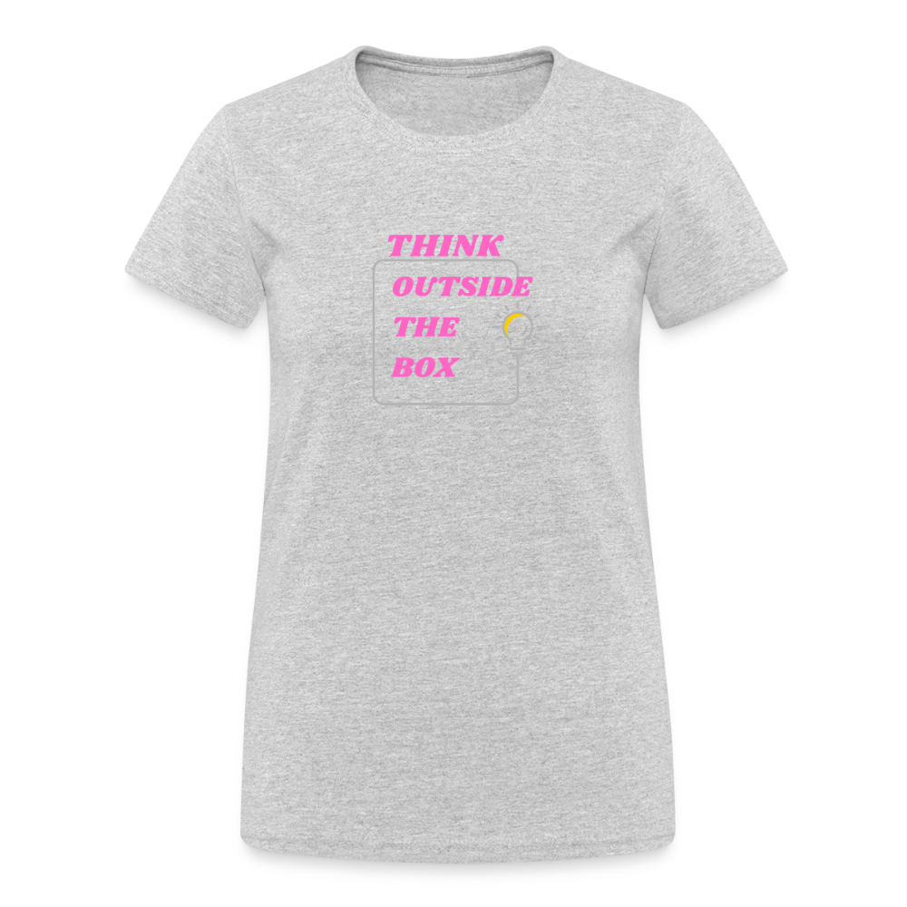 Frauen Heavy T-Shirt - Grau meliert