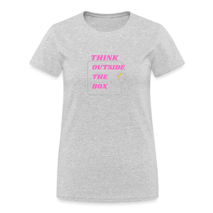 Frauen Heavy T-Shirt - Grau meliert