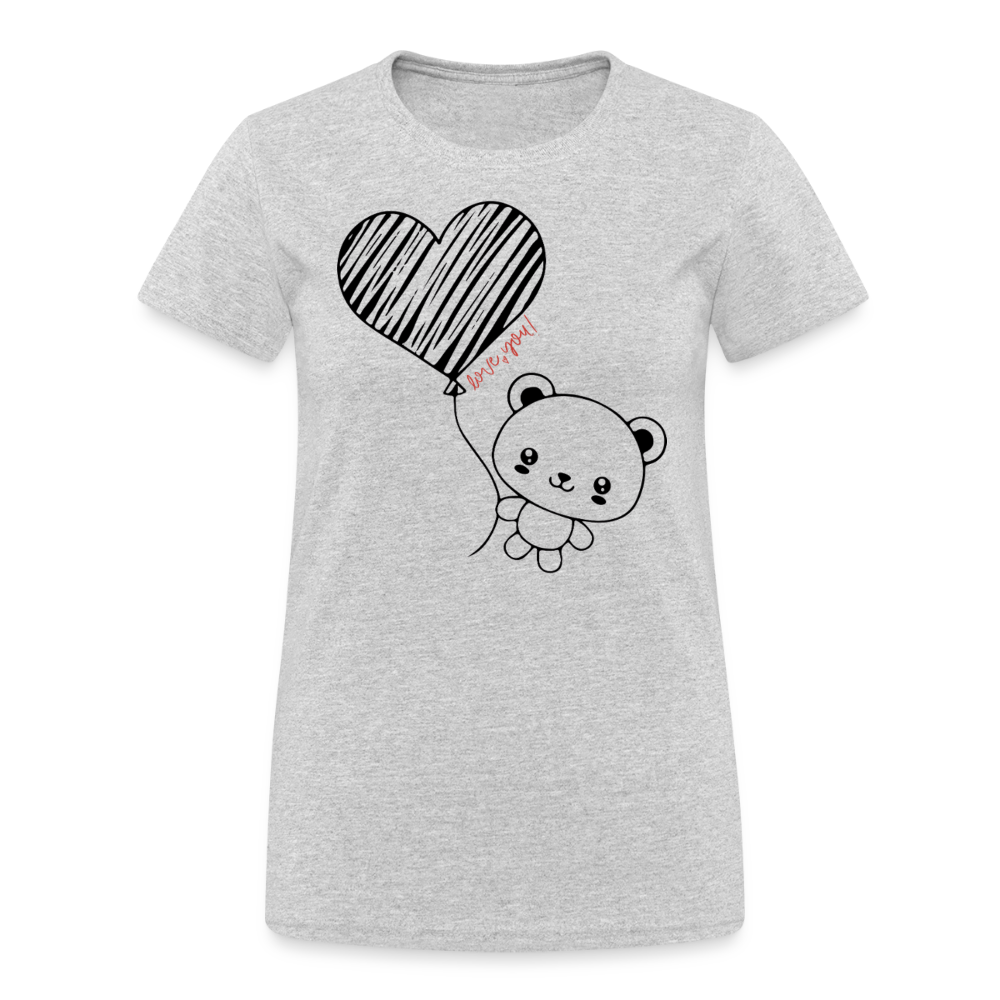 Frauen Heavy T-Shirt - Grau meliert