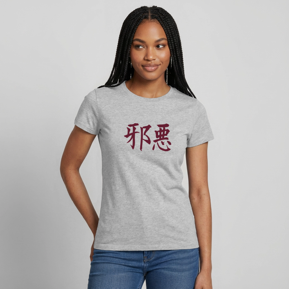 Damen T-Shirt - Grau meliert