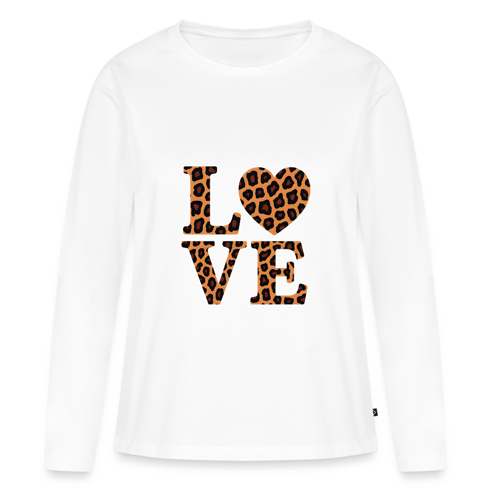Frauen Premium Langarmshirt - Weiß