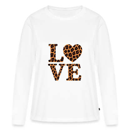 Frauen Premium Langarmshirt - Weiß