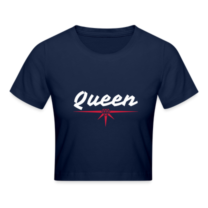 Cropped T-Shirt - Light Navy