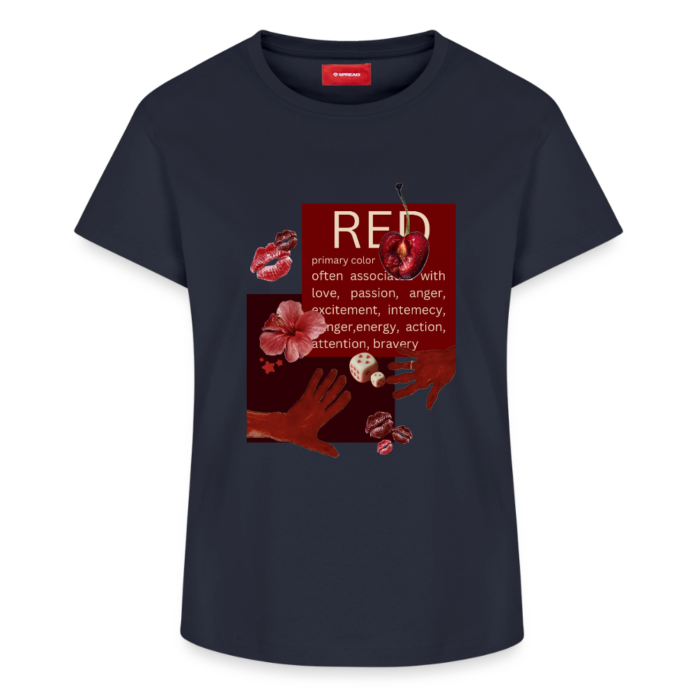 Frauen Supima Cotton T-Shirt - Navy