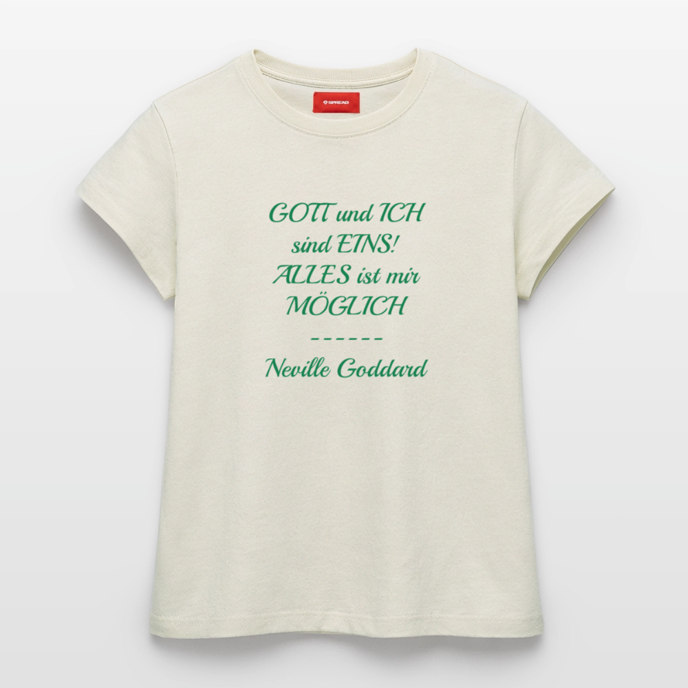 Frauen Supima Cotton T-Shirt - Naturweiß