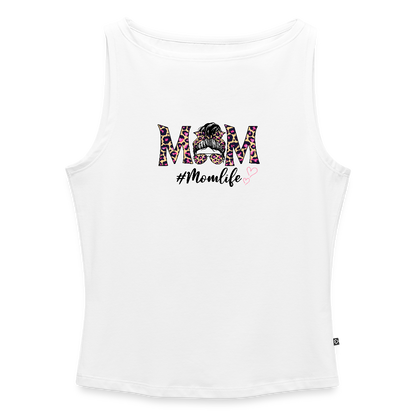 Frauen Tank Top mit U-Boot-Ausschnitt - Weiß