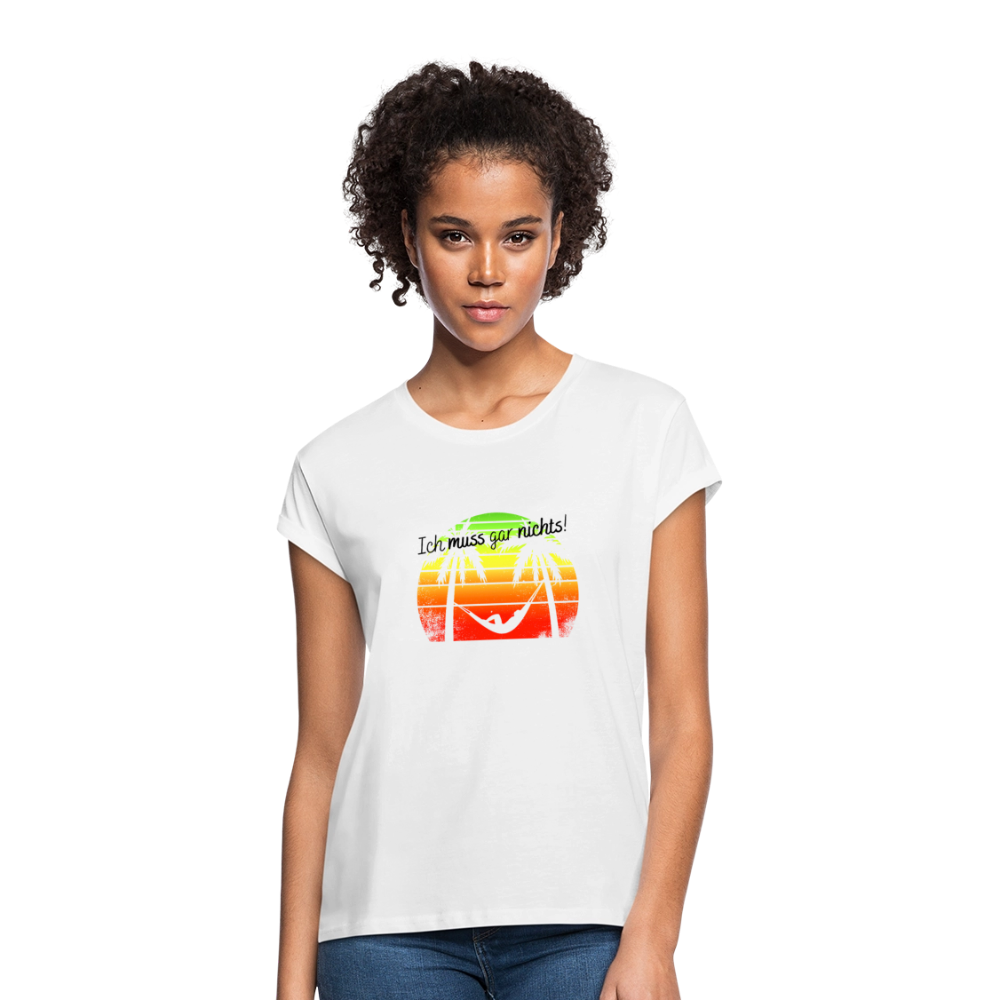 Frauen Oversize T-Shirt - Weiß