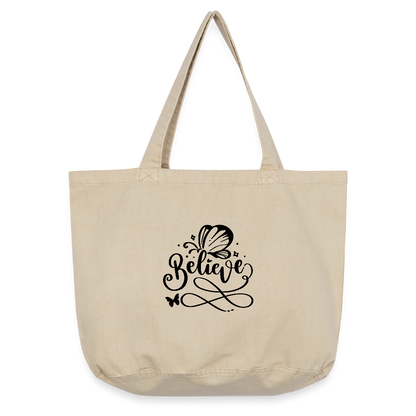 Vintage-Washed Shopper - Vintage Sand 