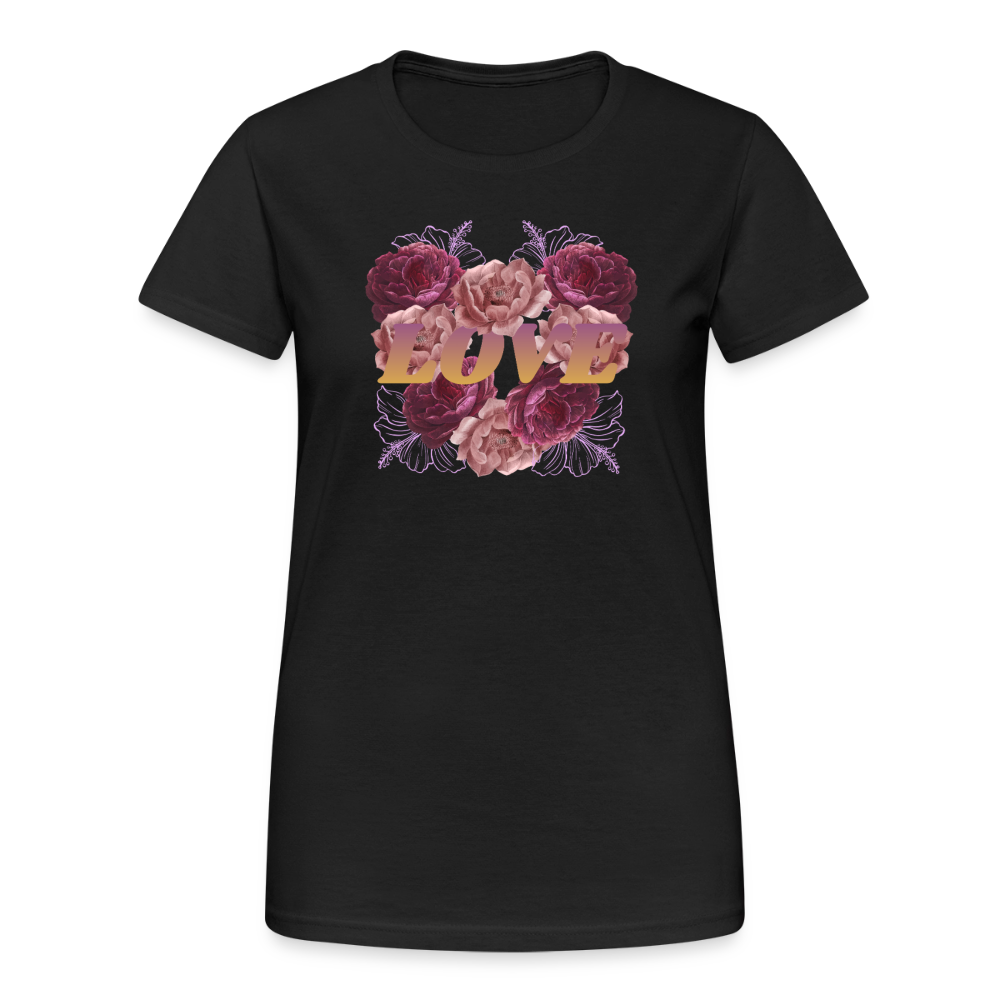 Frauen Heavy T-Shirt - Schwarz