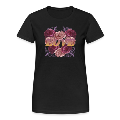 Frauen Heavy T-Shirt - Schwarz