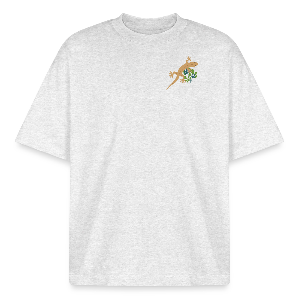 Boxy Heavyweight Unisex Organic T-Shirt - Kühles Grau meliert