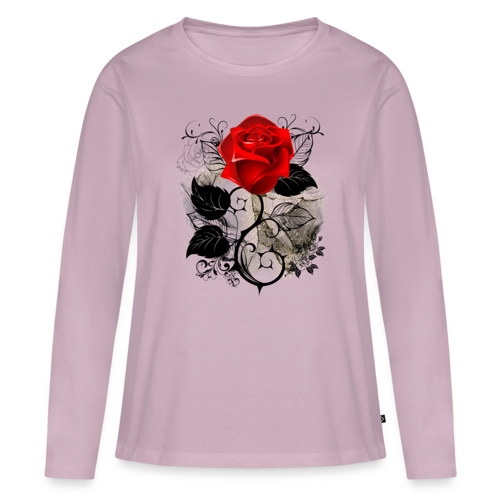 Frauen Premium Langarmshirt - Altrosa