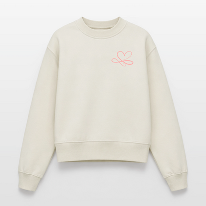 Relaxed Frauen Organic Sweatshirt - Naturweiß