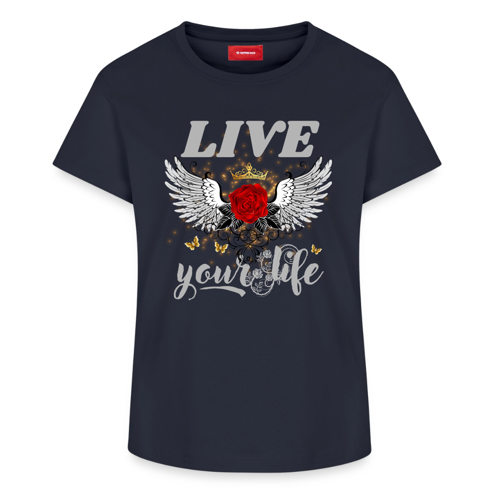 Frauen Supima Cotton T-Shirt - Navy