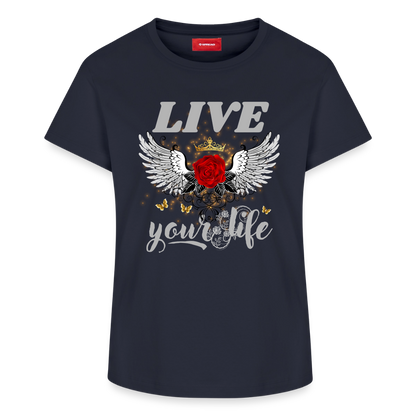 Frauen Supima Cotton T-Shirt - Navy
