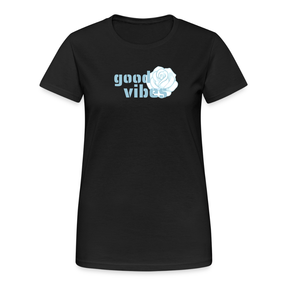 Frauen Heavy T-Shirt - Schwarz