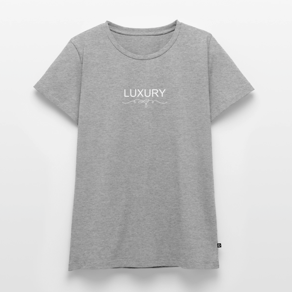 Frauen Premium T-Shirt - Grau meliert