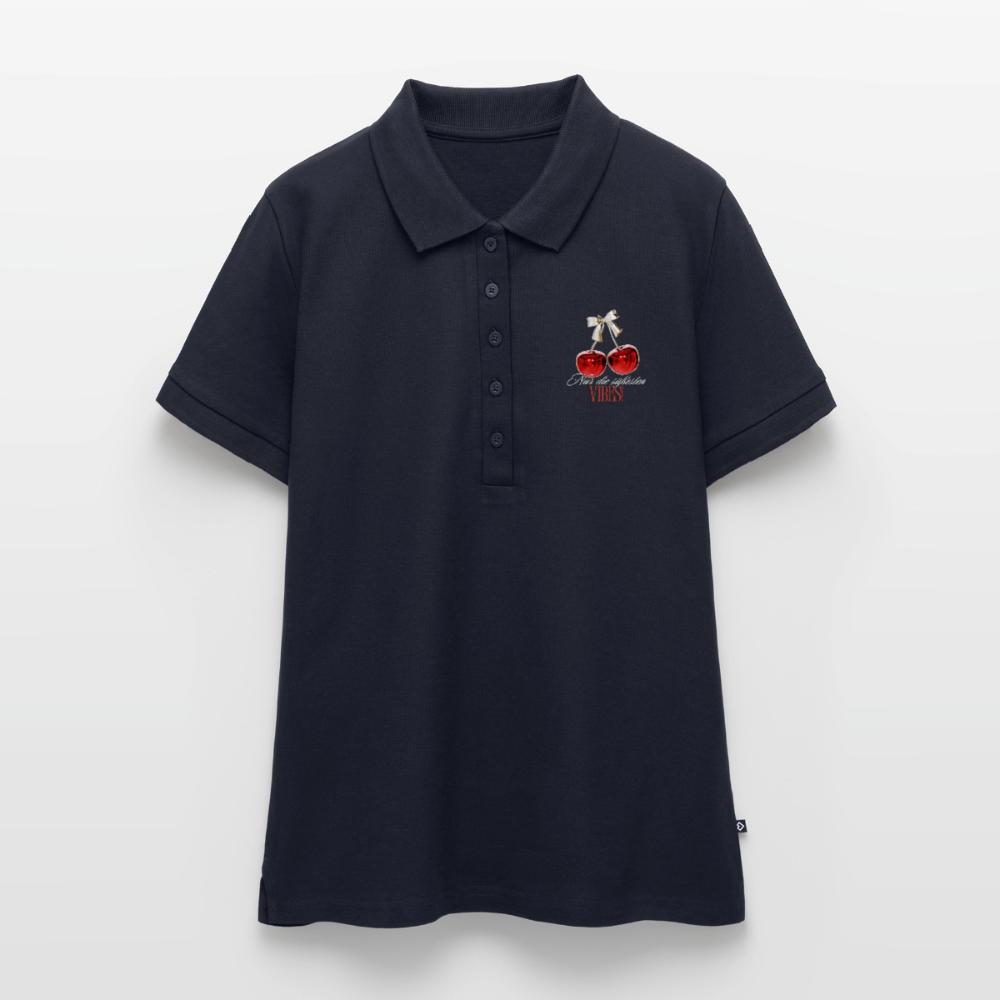 Frauen Premium Bio Polo Shirt - Navy