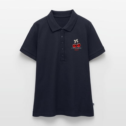 Frauen Premium Bio Polo Shirt - Navy