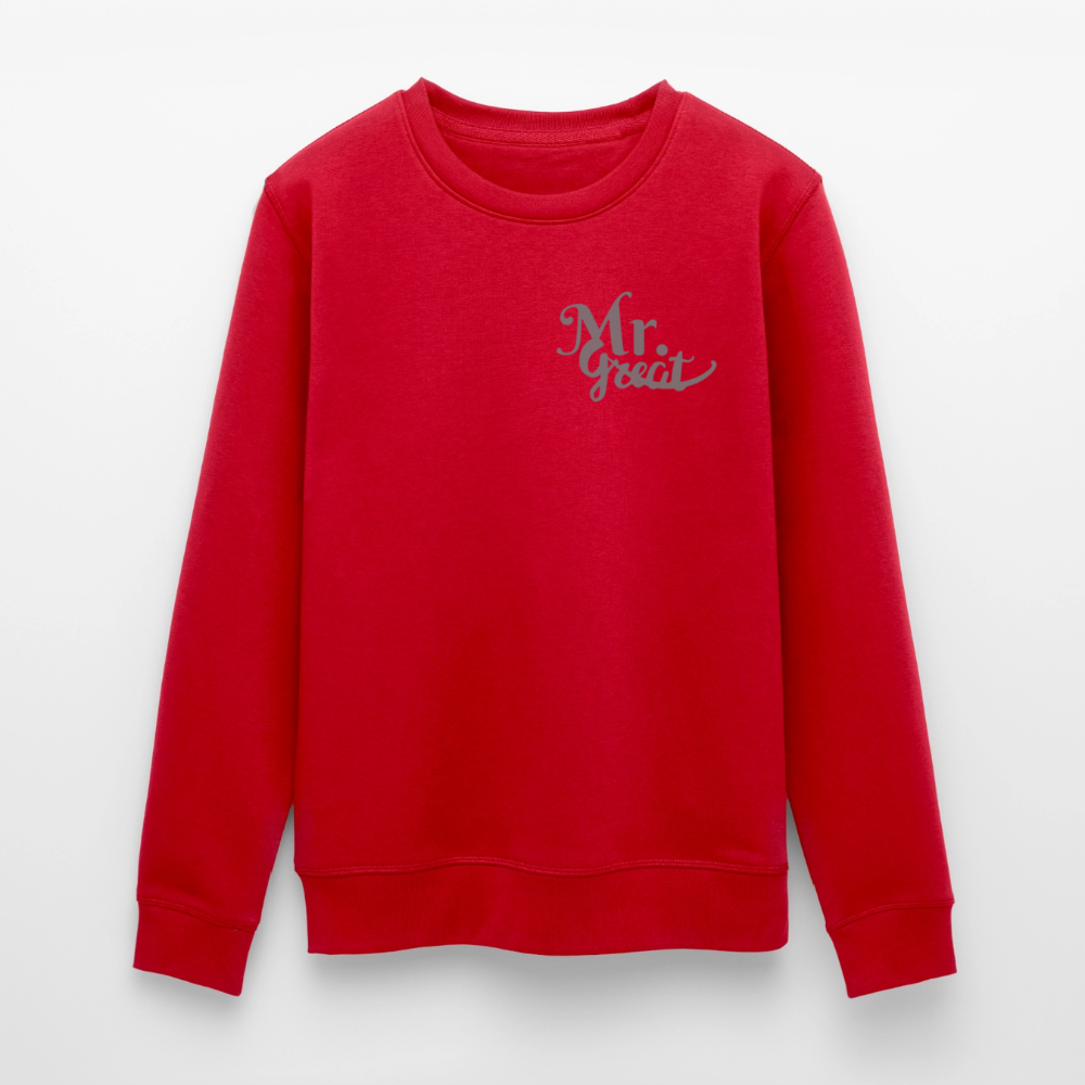 Unisex Bio-Sweatshirt ROLLER - Rot