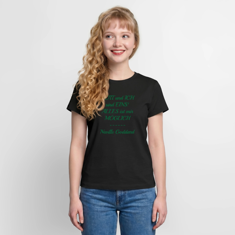 Frauen Supima Cotton T-Shirt - Schwarz
