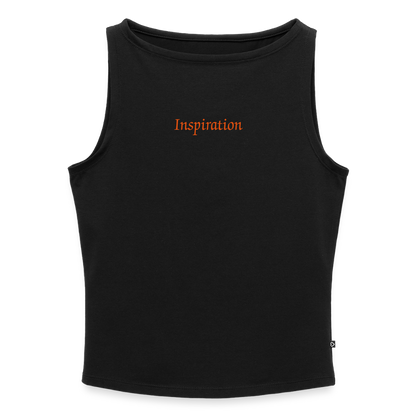 Frauen Tank Top mit U-Boot-Ausschnitt - Schwarz