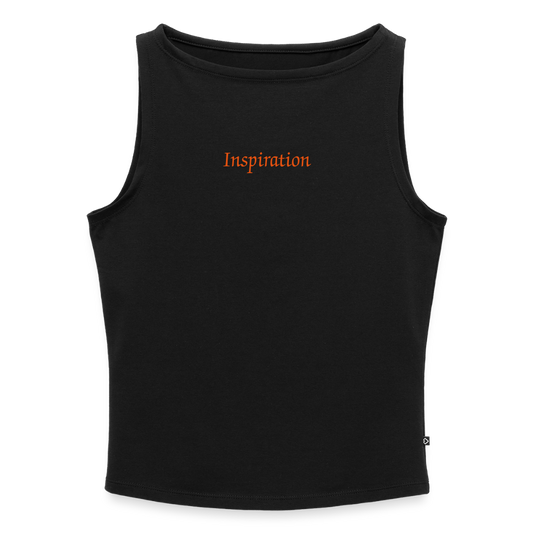 Frauen Tank Top mit U-Boot-Ausschnitt - Schwarz