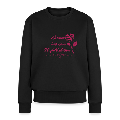 Frauen Premium Pullover - Schwarz