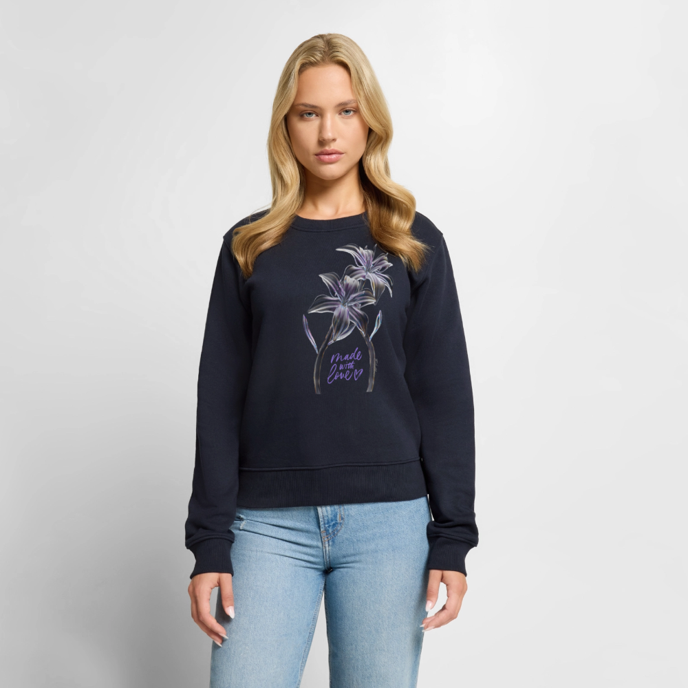 Frauen Premium Pullover - Navy
