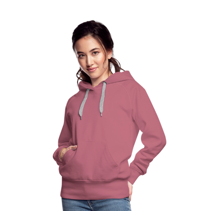 Frauen Premium Hoodie - Malve