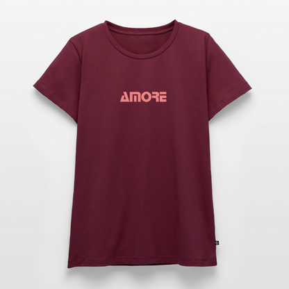 Frauen Premium T-Shirt - Burgunderrot