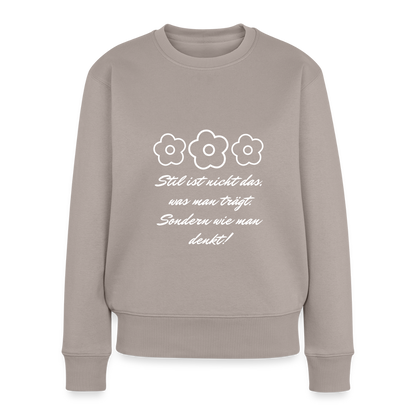Frauen Premium Pullover - Taupe