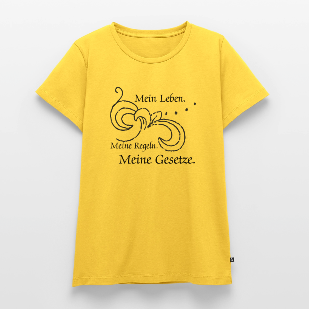 Frauen Premium T-Shirt - Gelb