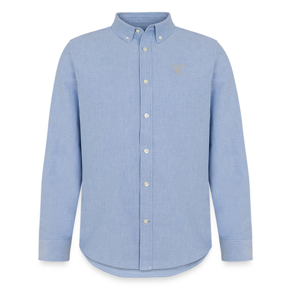 Männer Oxford Hemd - Carolina Blue