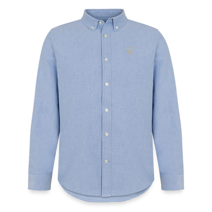 Männer Oxford Hemd - Carolina Blue