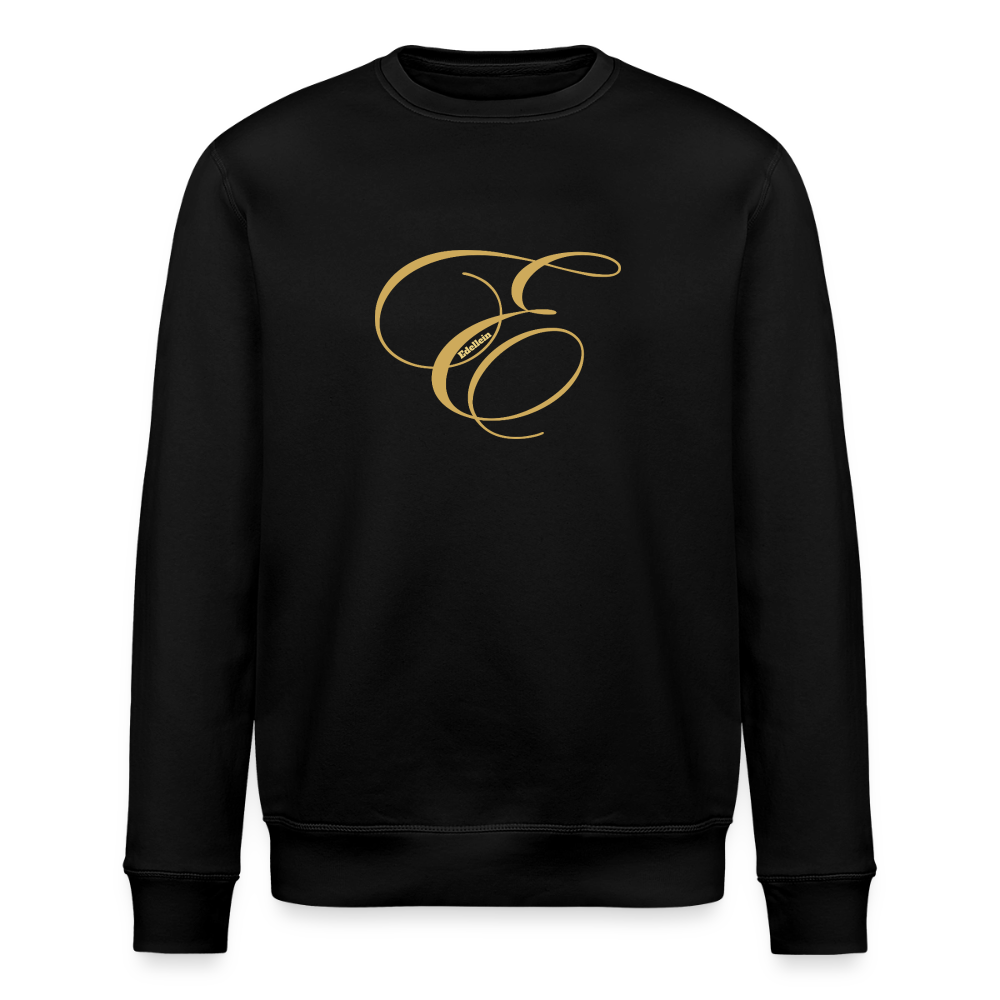 Unisex Bio-Sweatshirt ROLLER - Schwarz