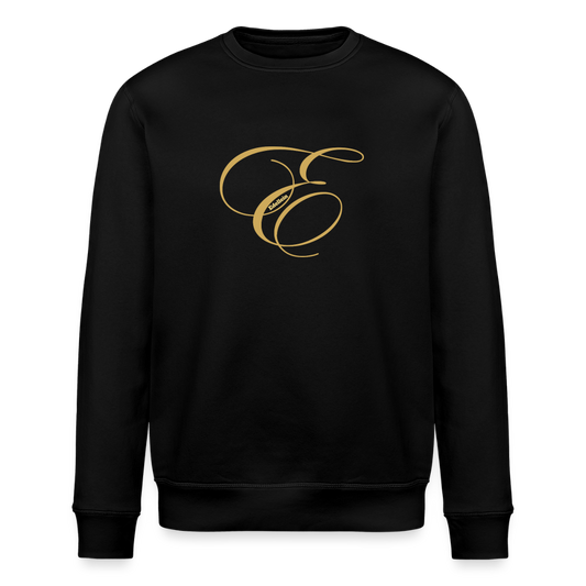 Unisex Bio-Sweatshirt ROLLER - Schwarz