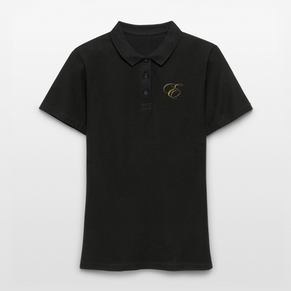 Frauen Polo Shirt - Schwarz