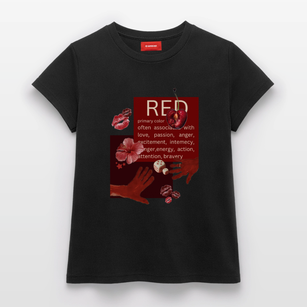 Frauen Supima Cotton T-Shirt - Schwarz