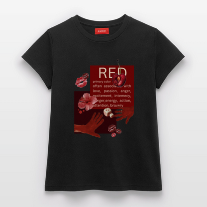Frauen Supima Cotton T-Shirt - Schwarz