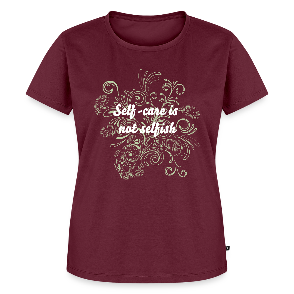 Frauen Premium T-Shirt - Burgunderrot