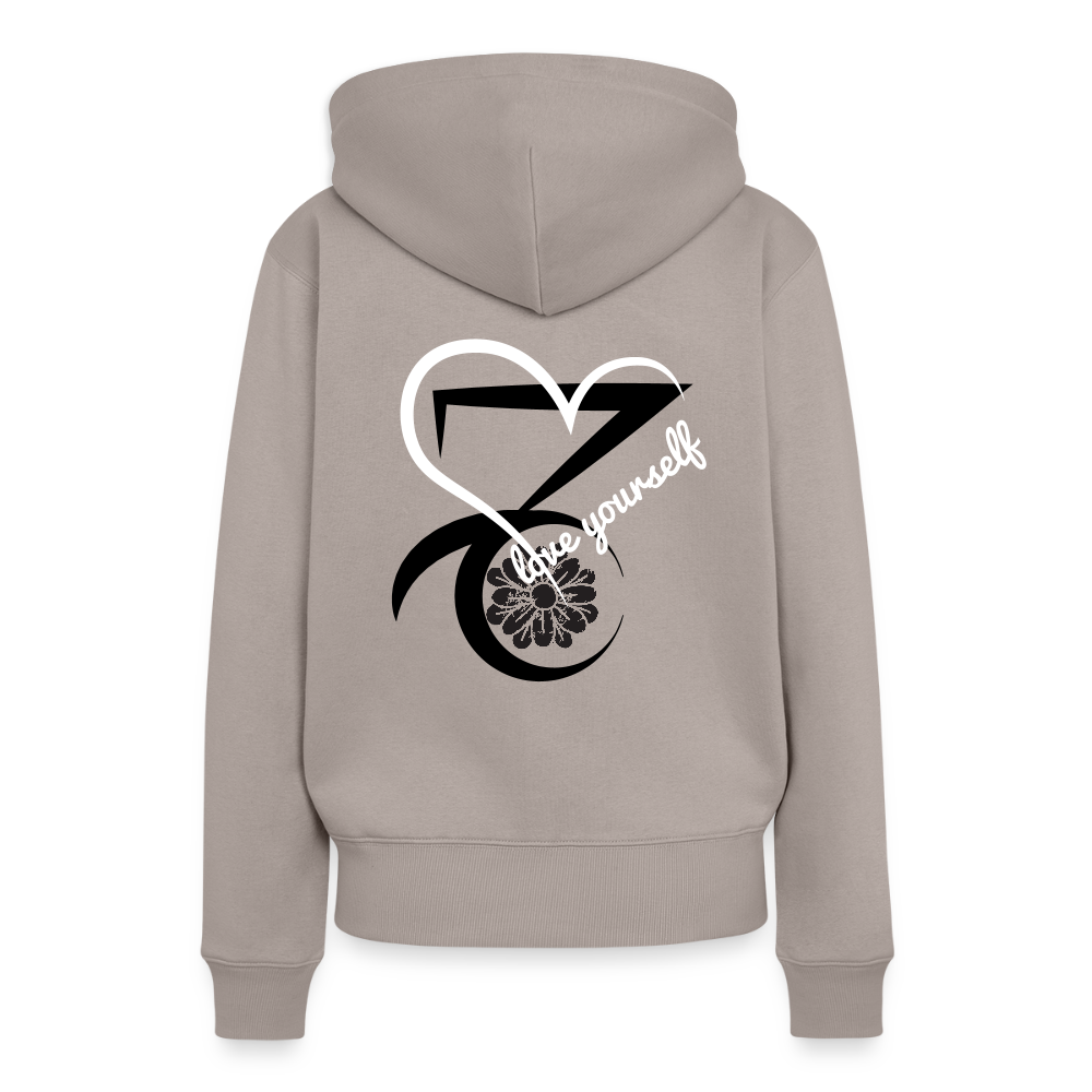 Frauen Premium Hoodie - Taupe