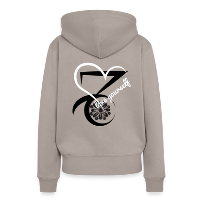 Frauen Premium Hoodie - Taupe
