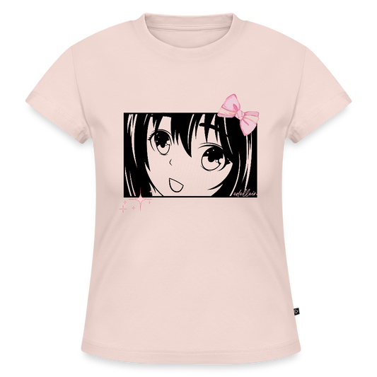 Frauen Slim Fit Organic T-Shirt - Puderrosa