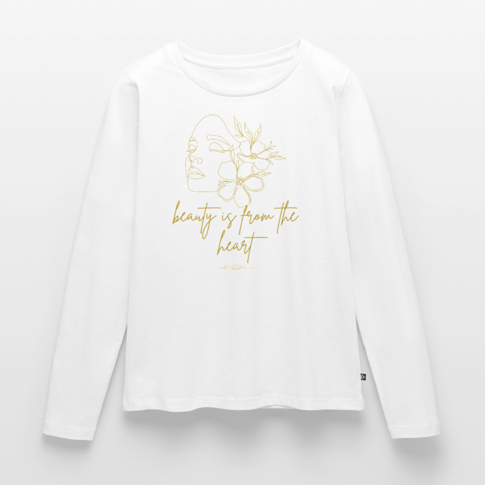 Frauen Premium Langarmshirt - Weiß
