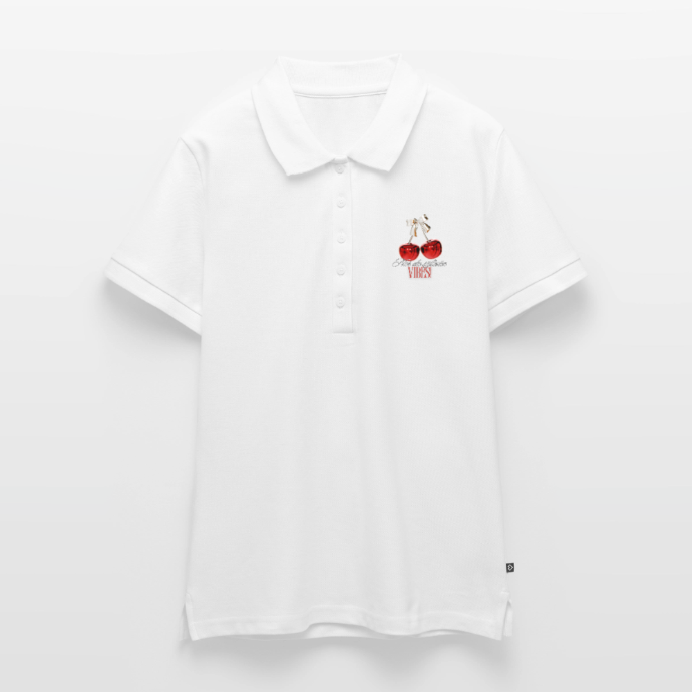 Frauen Premium Bio Polo Shirt - Weiß