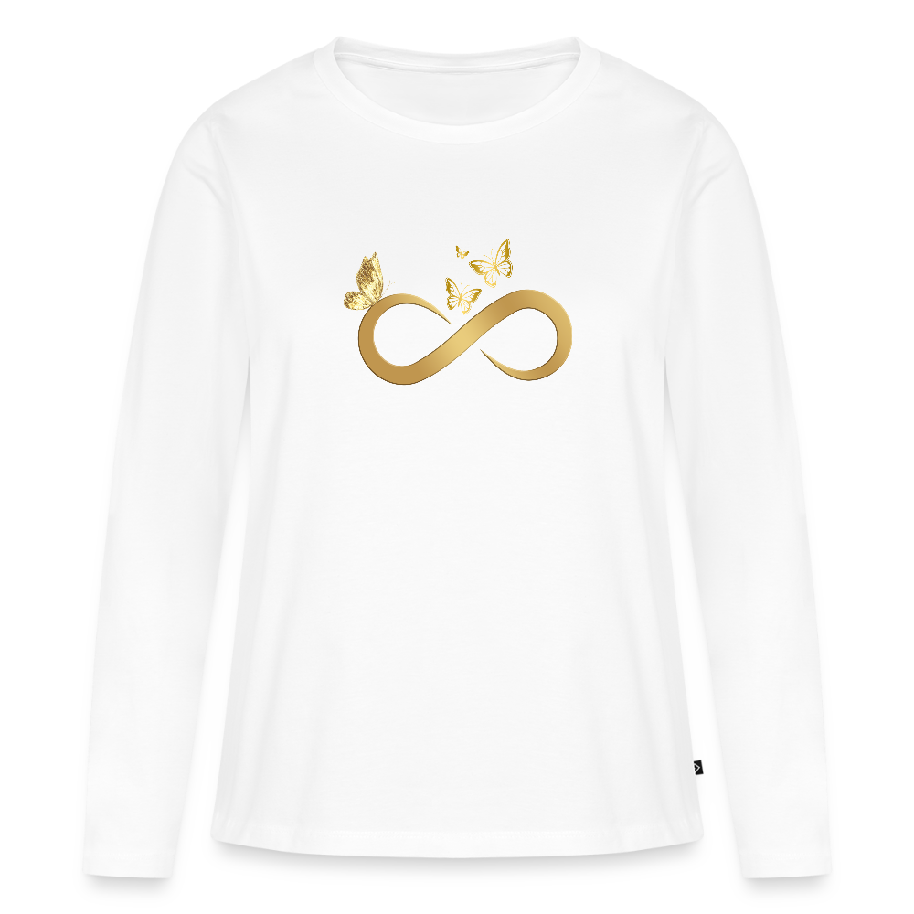 Frauen Premium Langarmshirt - Weiß